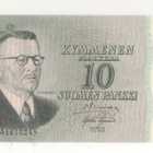 10 markkaa 1963 ilm. litt. sarja A,  SIM-AAs vl 2 , kl 10 - pikkukuva 1