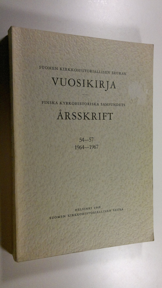 Martti (toim.) Parvio : Suomen kirkkohistoriallisen seura...