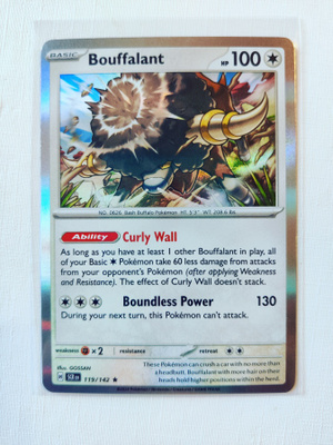 Bouffalant Holo Rare