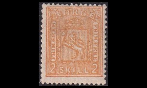 Norja 12 * Vaakuna 2 sk (1867)