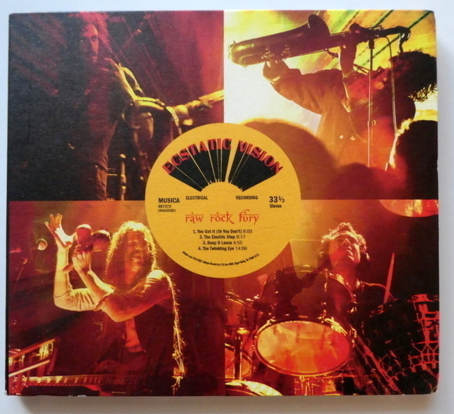 ECSTATIC VISION RAW ROCK FURY CD 2017 space rock Huippukunto