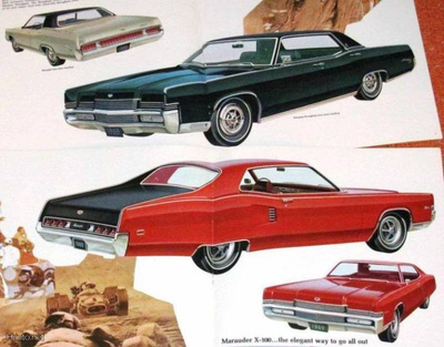 1969 Mercury Marquis PRESTIGE esite - KUIN UUSI - ISO