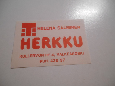 TT Etiketti T-Herkku Valkeakoski