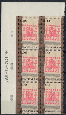 1980 6 mk käs´paikka nro-6lo 1787 ++