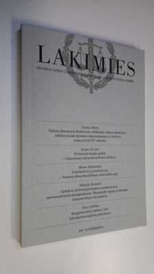 Lakimies 5/2011 : Suomalaisen lakimiesyhdistyksen aikakau...