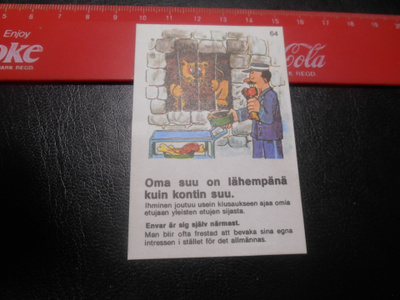 K13 Panda Sananlasku purukumi# 64 Oma suu on lähempänä .....
