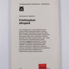 Friedrich Engels : Kristinuskon alkuperä - pikkukuva 2
