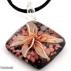 1340 .. Murano Kaunis Lampwork Taidelasi .. Kaulakoru - pikkukuva 5