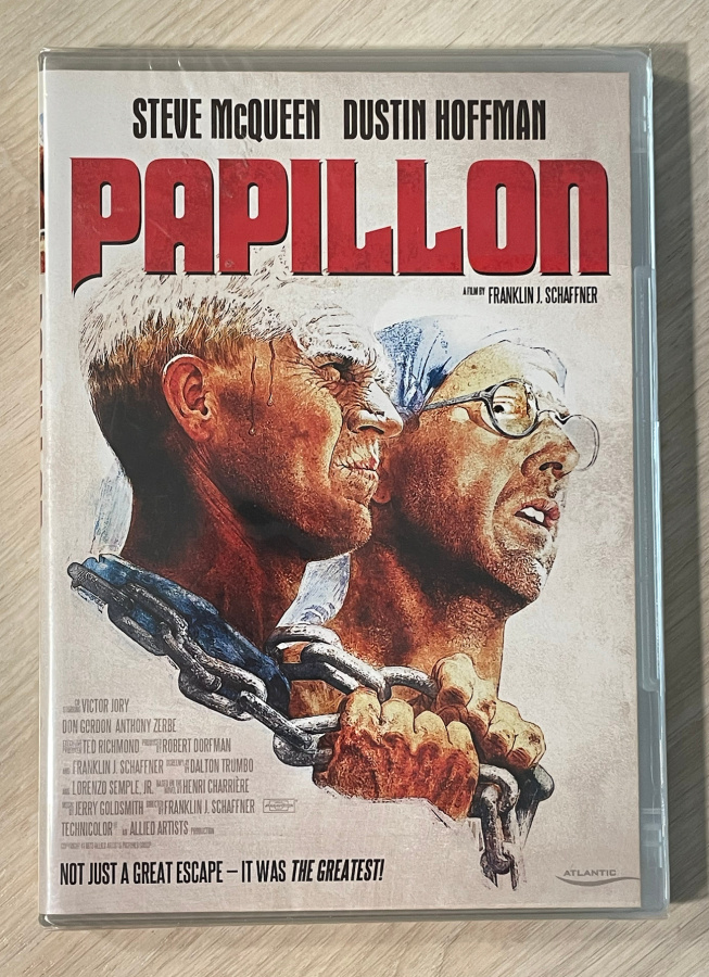 Papillon (1973) Dustin Hoffman & Steve McQueen (UUSI)