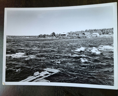 Ii, kalastus, Lippoamispaikka, kuvattu 1960-luvulla