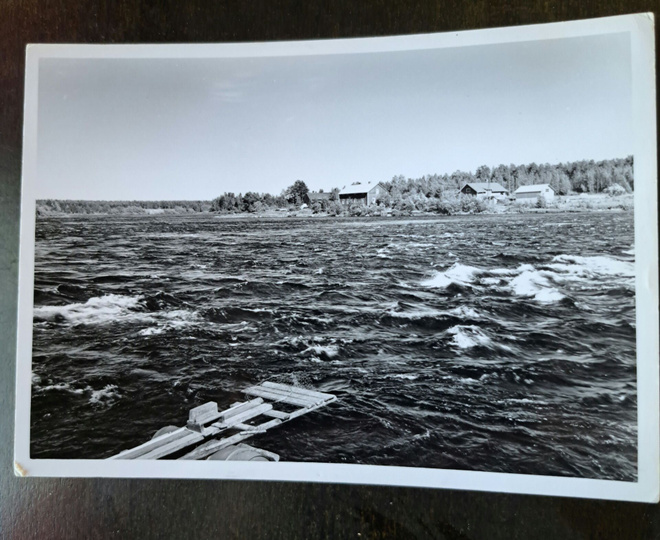 Ii, kalastus, Lippoamispaikka, kuvattu 1960-luvulla