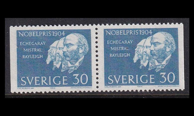 Ruotsi 529DD ** Nobel-voittajia (1964)