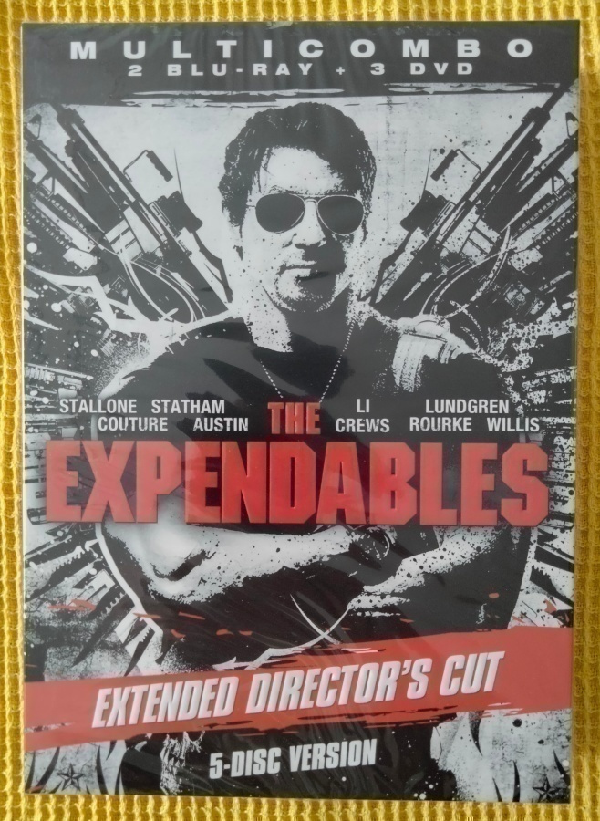 THE EXPENDABLES - MULTIKOMBO - 2BR + 3DVD- UUSI