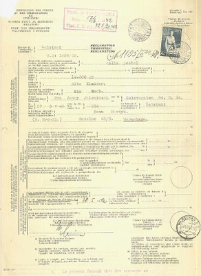 1941 5mk (rikki) Mannerheim tiedustelu Puolaan 1942