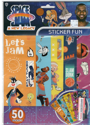 SPACE JAM STICKER FUN (31 405) 50 sticker