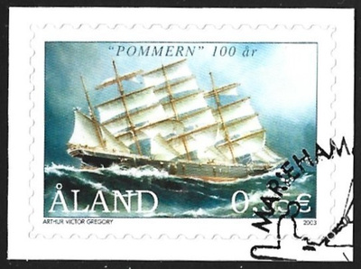 Åland 2003   ÅV 12  Pommern 100 v  0,55 €  EP leima LaPe 224