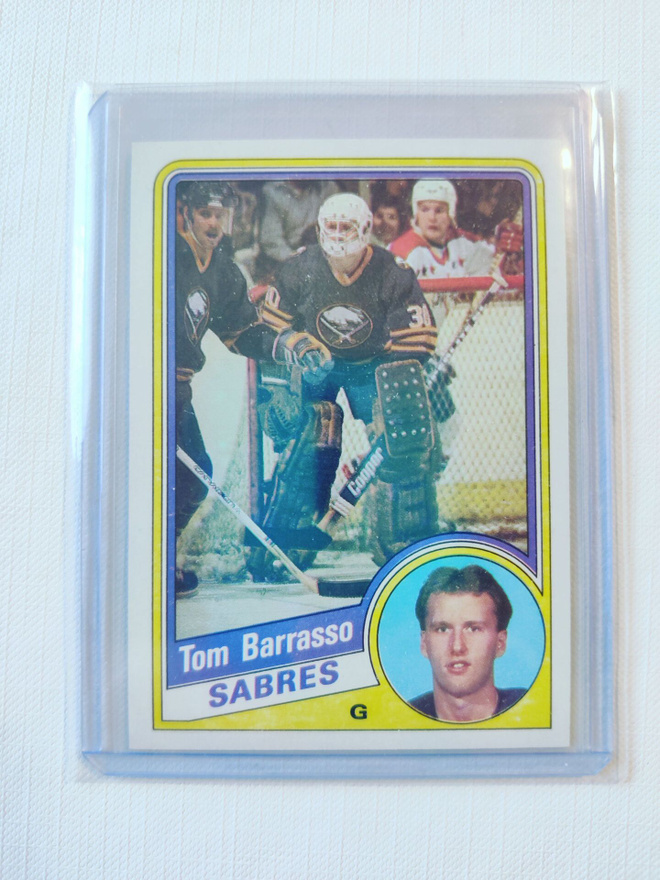 84-85 Topps - Tom Barrasso RC