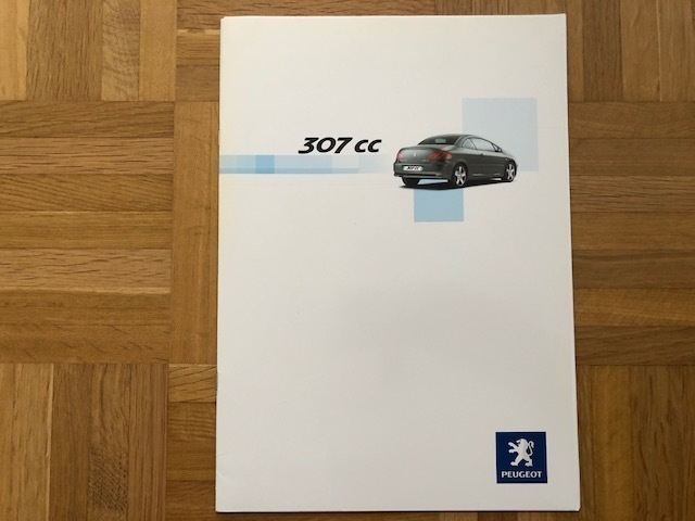 Esite Peugeot 307 CC, 2003/2004