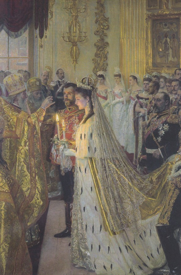 Laurits Tuxen: Vihkiminen, keisari Nikolas II