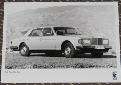 1986 Rolls-Royce Silver Spur pressikuva - KUIN UUSI