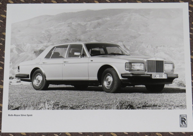 1986 Rolls-Royce Silver Spur pressikuva - KUIN UUSI