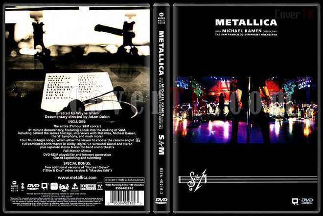 Metallica : S & M - live - tupla DVD