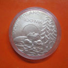 100 mk hopea juhlaraha Sotainvalidit - 1990 - pikkukuva 2