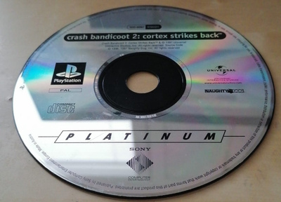 Crash Bandicoot 2 - Cortex Strikes Back PlayStation Platinum