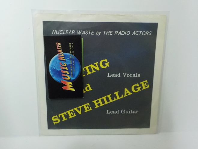 FAST BREEDER & THE RADIO ACTORS - NUCLEAR WASTE M-/EX 7"