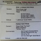 PORNO FOR PYROS - LIVE IN CONCERT CD VERY RARE !!! - pikkukuva 2