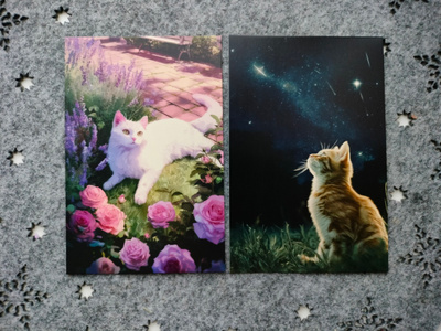 ~Kissa kortti~ 2kpl