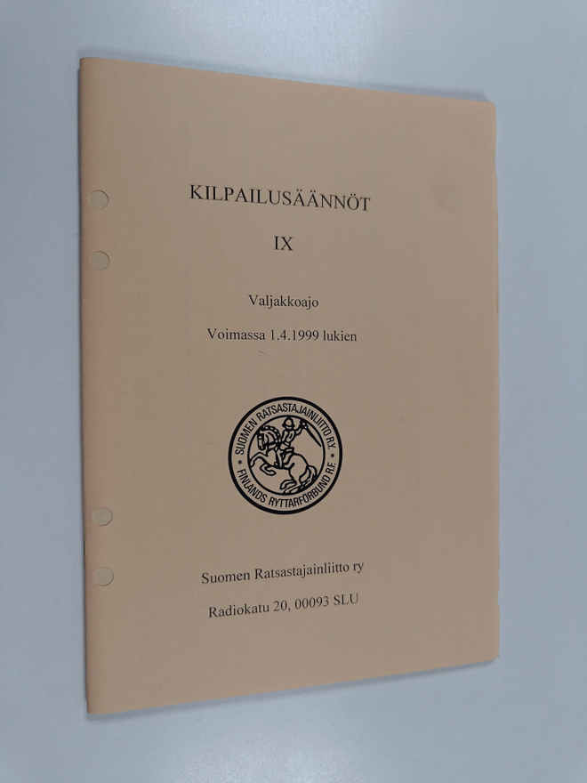 Kilpailusäännöt 9 : Valjakkoajo