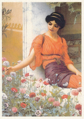 John William Godward: Kesäkukat