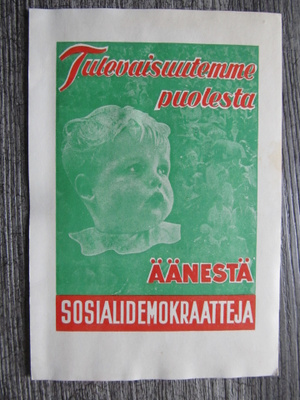 VAALIKORTTI.....Tulevaisuutemme puolesta....ÄÄNESTÄ....