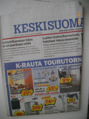 Keskisuomalainen 17.2.2006 (27.5)