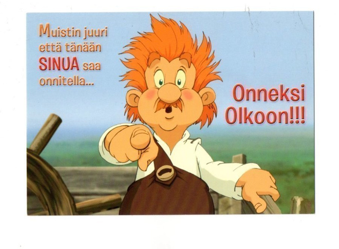 °°RÖLLI ...ONNEKSI OLKOON!!!" -KORTTI