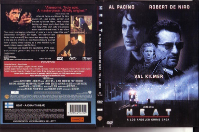 dvd, Heat - ajojahti (Heat, 1995, IMDb: 8.2 points) [jännity