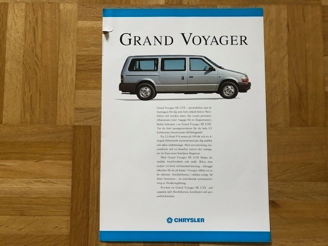 Esite Chrysler Grand Voyager