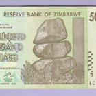 Zimbabwe 500 000 Dollaria v.2008 UNC P-76 - pikkukuva 1