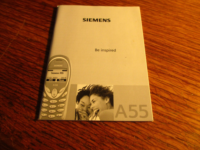 siemens kännykän a55 käyttöohjekirja ruotsinkielinen 92siv