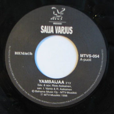 Single: Varjus, Saija / Los Huevos - Yambaijaa / Alla ...