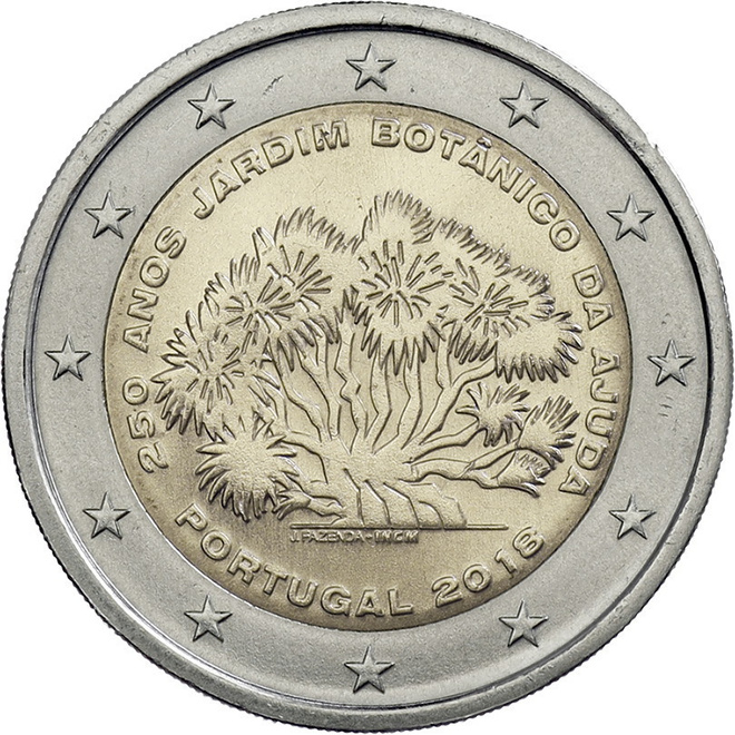 ** PORTUGALI 2€ 2018 Ajuda pillerissä **