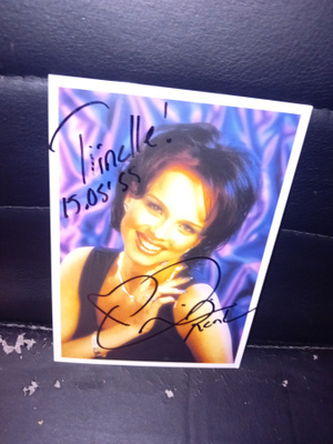 KIRSI RANTO  fanikortti ( SIGNED  / NIMIKIRJOITUS  ) SIS POS