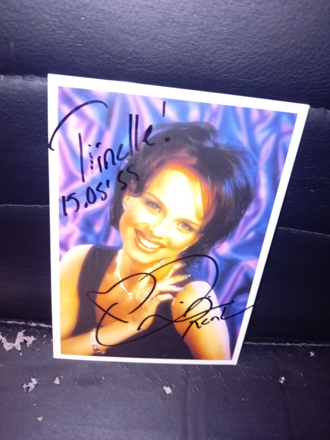KIRSI RANTO  fanikortti ( SIGNED  / NIMIKIRJOITUS  ) SIS POS