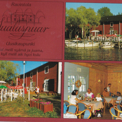 Uusikaupunki , Ravintola Sualaspuar. sommitelmakortti , e247