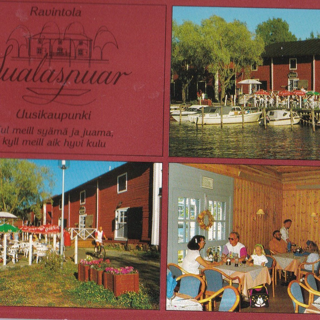 Uusikaupunki , Ravintola Sualaspuar. sommitelmakortti , e247