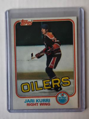 Jari Kurri 1981-82 Topps Rookie