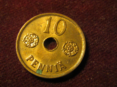 10 penniä 1942