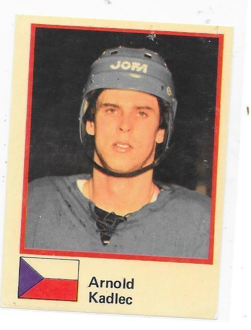 1981 VM Sticker # Arnold Kadlec Tsekkoslovakia ex- Lukko