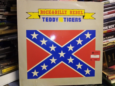 LP Teddy and the Tigers : ROCKABILLY REBEL ( SIS POSTIKULU)